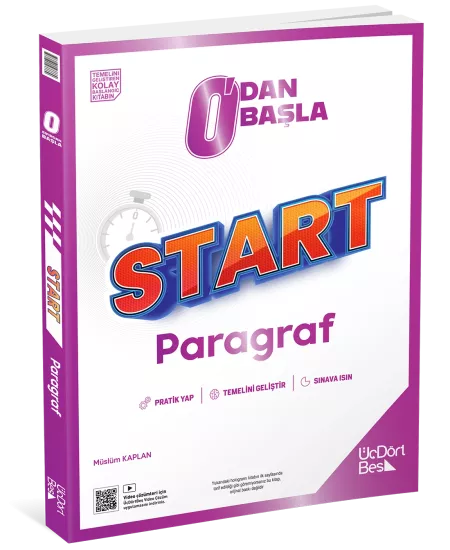 Start Paragraf Sıfırdan Başla ÜçDörtBeş Yayınları