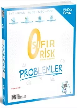 TYT KPSS ALES MSÜ DGS Sıfır Risk Problemler ÜçDörtBeş Yayınları - Hemen Satın Al