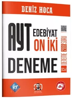 KR Akademi Deniz Hoca AYT Edebiyat 12 Deneme KR Akademi Yayınları - Hemen Satın Al