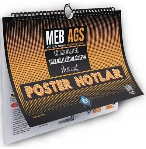 KR Akademi MEB AGS Eğitimin Temelleri Türk Milli Eğitim Sistemi Mevzuat Poster Notlar KR Akademi Yayınları - Hemen Satın Al
