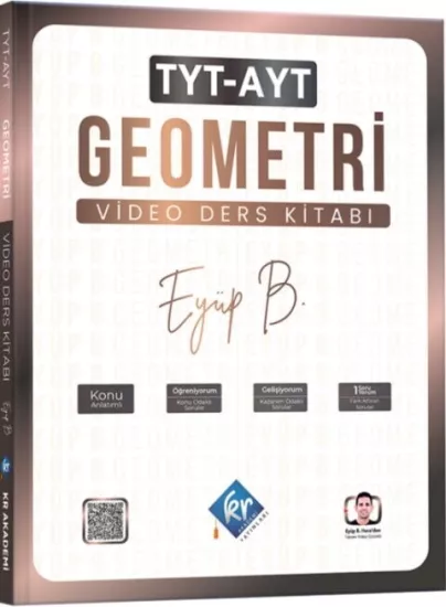 KR Akademi TYT AYT Geometri Eyüp Hoca Video Ders Kitabı KR Akademi Yayınları - Hemen Satın Al