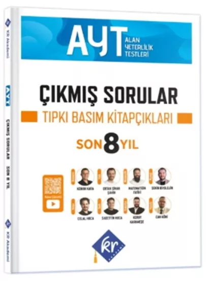 Kr Akademi AYT Çıkmış Sorular Son 8 Yıl Tıpkı Basım Kitapçıkları KR Akademi Yayınları - Hemen Satın Al