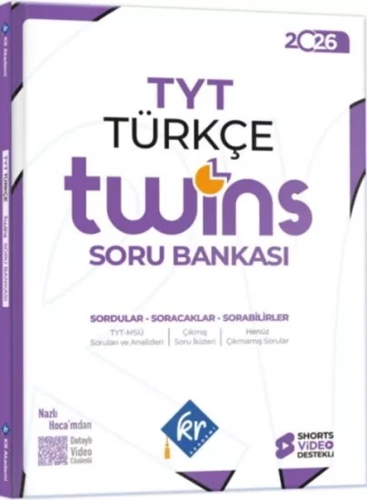 KR Akademi 2026 TYT Twins Türkçe Soru Bankası KR Akademi Yayınları - Hemen Satın Al
