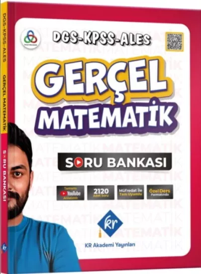 KR Akademi Gerçel Matematik DGS KPSS ALES Soru Bankası KR Akademi Yayınları - Hemen Satın Al