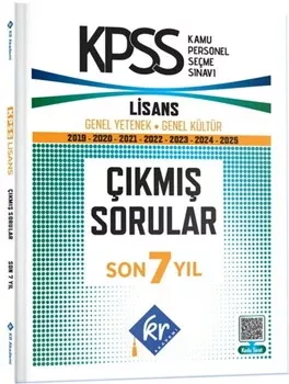 KR Akademi KPSS Genel Yetenek Genel Kültür Çıkmış Sorular Son 7 Yıl Kitapçıkları KR Akademi Yayınları - Hemen Satın Al