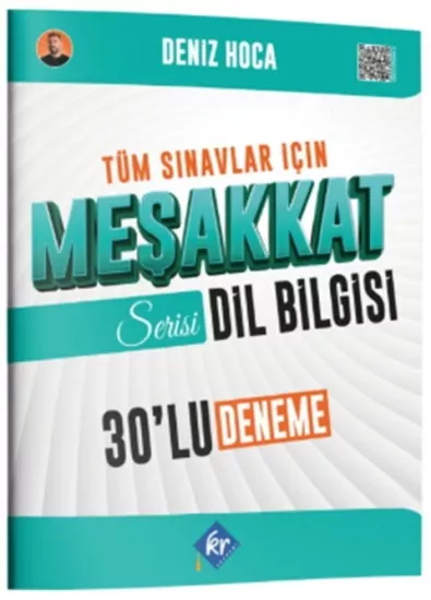 KR Akademi Deniz Hoca Tüm Sınavlar İçin Meşakkat Serisi Dil Bilgisi 30 lu Deneme Sınavı KR Akademi Yayınları - Hemen Satın Al