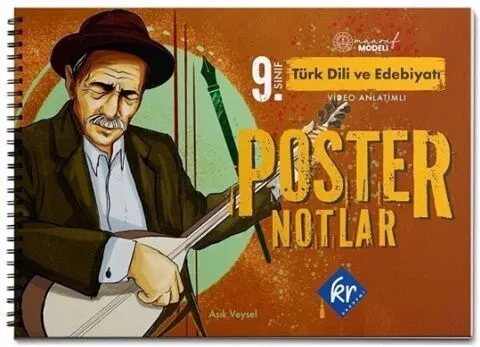 KR Akademi 9. Sınıf Türk Dili ve Edebiyatı Maarif Modeli Poster Notları KR Akademi Yayınları - Hemen Satın Al