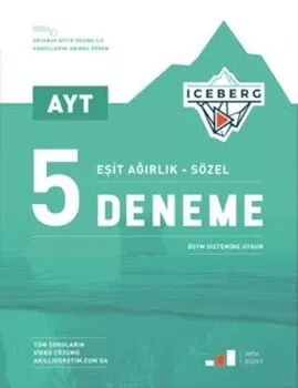 AYT Eşit Ağırlık Sözel Iceberg 5 Deneme Okyanus Yayıncılık - Hemen Satın Al