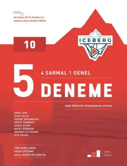 10. Sınıf Iceberg 5 Deneme Okyanus Yayıncılık - Hemen Satın Al