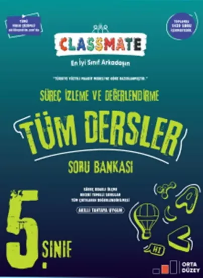 5. Sınıf Classmate Süreç Odaklı Tüm Dersler Soru Bankası Okyanus Yayıncılık - Hemen Satın Al