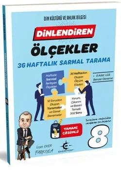 8. Sınıf Dinlendiren Ölçekler 36 Haftalık Sarmal Tarama Eker Test - Hemen Satın Al