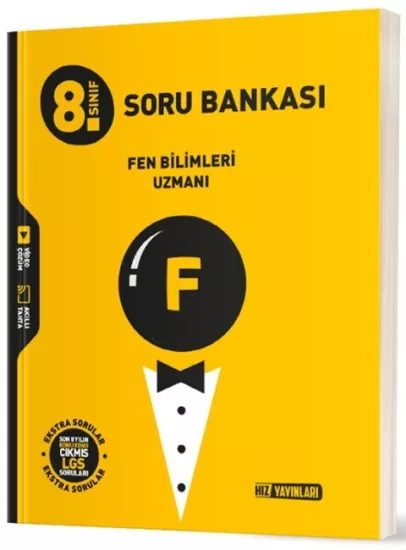 8. Sınıf Fen Bilimleri Uzmanı Soru Bankası Hız Yayınları - Hemen Satın Al