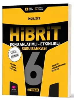 6. Sınıf İngilizce HİBRİT Konu Anlatımlı Etkinlikli Soru Bankası Hız Yayınları - Hemen Satın Al