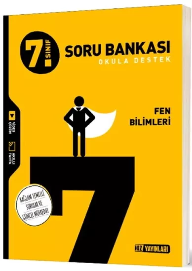 7. Sınıf Fen Bilimleri Soru Bankası Hız Yayınları - Hemen Satın Al