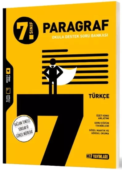 7. Sınıf Paragraf Okula Destek Soru Bankası Hız Yayınları - Hemen Satın Al