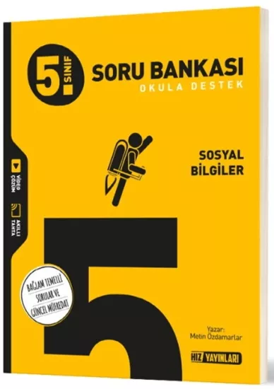 5. Sınıf Sosyal Bilgiler Soru Bankası Hız Yayınları - Hemen Satın Al