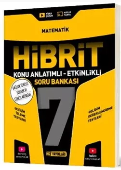 7. Sınıf Matematik HİBRİT Konu Anlatımlı Etkinlikli Soru Bankası Hız Yayınları - Hemen Satın Al
