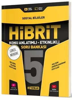 5. Sınıf Sosyal Bilgiler HİBRİT Konu Anlatımlı Etkinlikli Soru Bankası Hız Yayınları - Hemen Satın Al