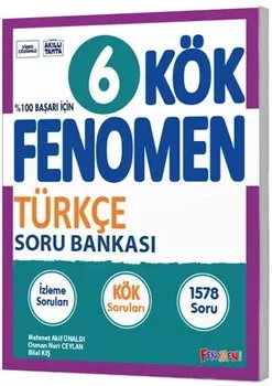 Fenomen Okul Yayınları 6. Sınıf Türkçe Kök Soru Bankası Fenomen Yayınları - Hemen Satın Al
