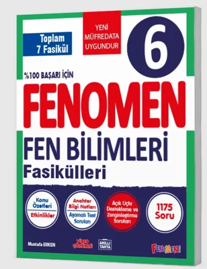 6. Sınıf Fen Bilimleri Fasikülleri (Toplam 7 Fasikül) Fenomen Yayınları