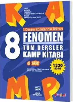 Fenomen Okul Yayınları 8. Sınıf Tüm Dersler Fenomen Kamp Kitabı Fenomen Yayınları - Hemen Satın Al