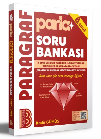 8. Sınıf Parla Paragraf Soru Bankası Benim Hocam Yayınları