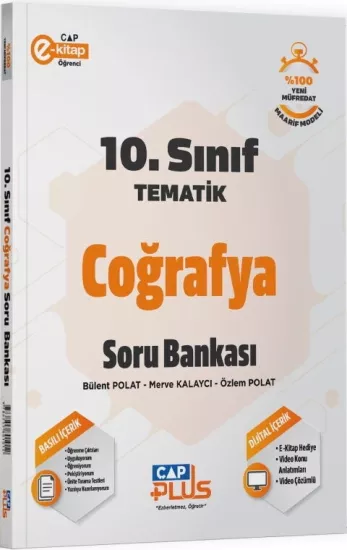 10. Sınıf Coğrafya Tematik Soru Bankası Çap Yayınları - Hemen Satın Al
