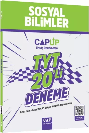 TYT Sosyal Bilimler 20 li Deneme Çap Yayınları - Hemen Satın Al