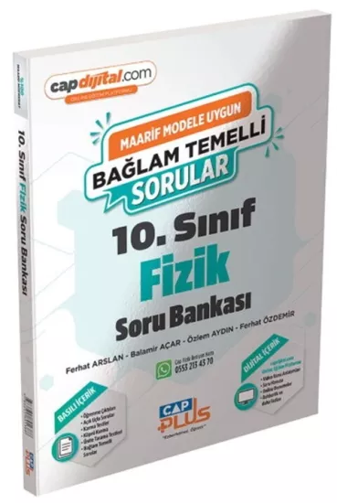 Çap 10. Sınıf Fizik Tematik Maarif Soru Bankası Çap Yayınları - Hemen Satın Al