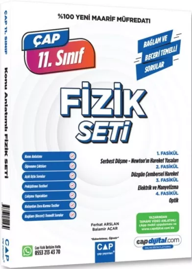 11. Sınıf Fizik Maarif Model Set Çap Yayınları - Hemen Satın Al