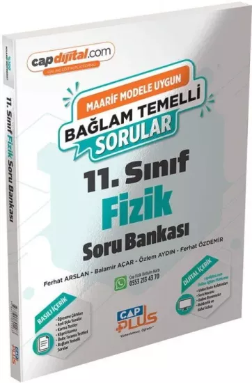 11. Sınıf Fizik Bağlam Temelli Soru Bankası Çap Yayınları - Hemen Satın Al