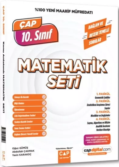 10. Sınıf Matematik Maarif Model Set Çap Yayınları - Hemen Satın Al