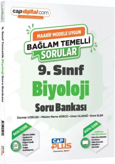 9. Sınıf Biyoloji Bağlam Temelli Soru Bankası Çap Yayınları - Hemen Satın Al