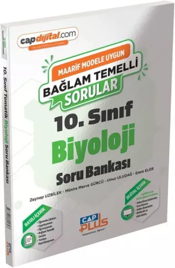 10. Sınıf Biyoloji Bağlam Temelli Soru Bankası Çap Yayınları - Hemen Satın Al