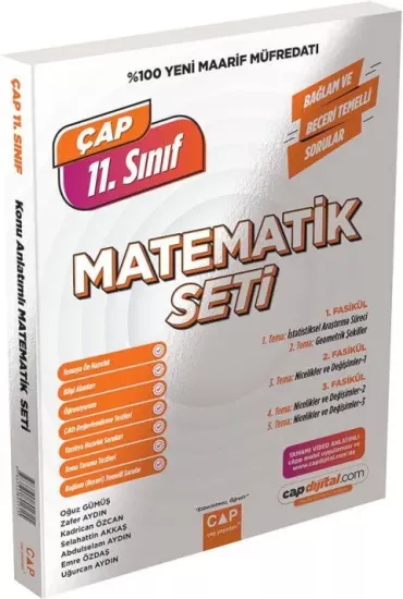 11. Sınıf Matematik Maarif Model Set Çap Yayınları - Hemen Satın Al