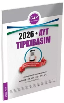 2026 AYT Tıpkı Basım Çap Yayınları - Hemen Satın Al
