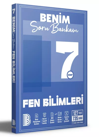 7. Sınıf Fen Bilimleri Benim Soru Bankam Benim Hocam Yayınları