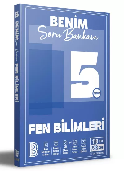 5. Sınıf Fen Bilimleri Benim Soru Bankam Benim Hocam Yayınları
