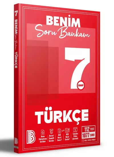7. Sınıf Türkçe Benim Soru Bankam Benim Hocam Yayınları
