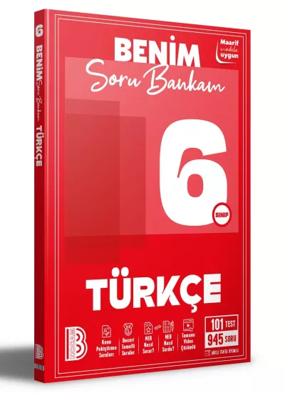 6. Sınıf Türkçe Benim Soru Bankam Benim Hocam Yayınları
