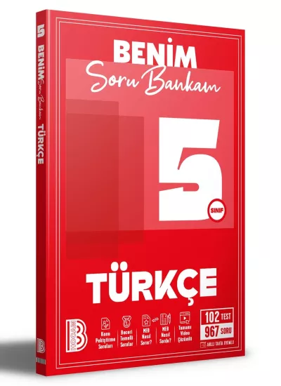 5. Sınıf Türkçe Benim Soru Bankam Benim Hocam Yayınları