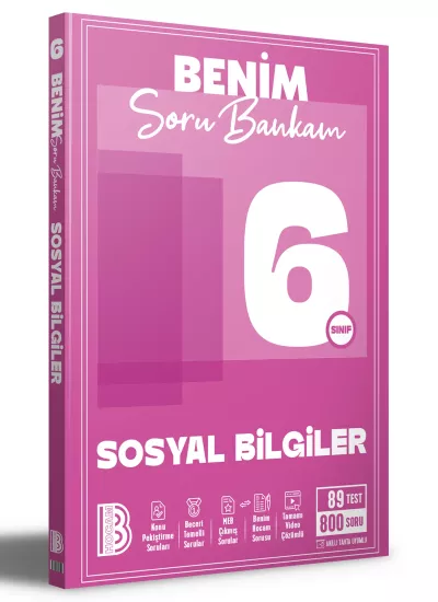 6. Sınıf Sosyal Bilgiler Benim Soru Bankam Benim Hocam Yayınları