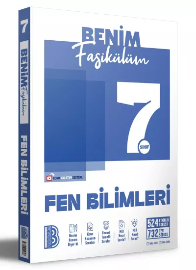7. Sınıf Fen Bilimleri Benim Fasikülüm Benim Hocam Yayınları