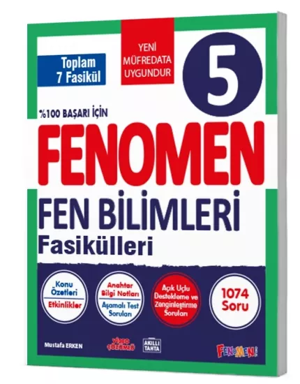 5. Sınıf Fen Bilimleri Fasikülleri (Toplam 7 Fasikül) Fenomen Yayınları