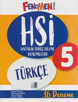 Fenomen Okul Yayınları 5. Sınıf Türkçe HSİ Haftalık Süreç İzleme Denemeleri Fenomen Yayınları - Hemen Satın Al