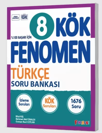 8. Sınıf Kök Türkçe Soru Bankası Fenomen Yayınları