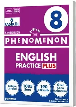 Fenomen Okul Yayınları 8. Sınıf The Phenomenon Englısh Practıce Plus 6 Fasikül Fenomen Yayınları - Hemen Satın Al