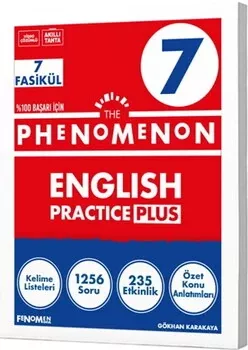 Fenomen Okul Yayınları 7. Sınıf The Phenomenon English Practice Plus 7 Fasikül Fenomen Yayınları - Hemen Satın Al