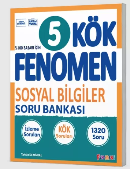 5. Sınıf KÖK Sosyal Bilgiler Soru Bankası Fenomen Yayınları