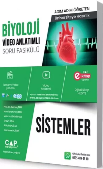 Çap Üniversiteye Hazırlık Biyoloji Sistemler Soru Fasikülü Çap Yayınları - Hemen Satın Al